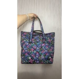 Lug Ferry XL Expandable Tote Shoulder Bag  - Whimsy Black Carry-All Travel Bag